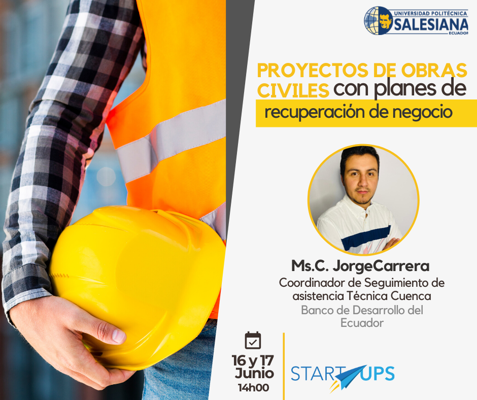 Proyectos de obras civiles con planes de recuperación de negocio