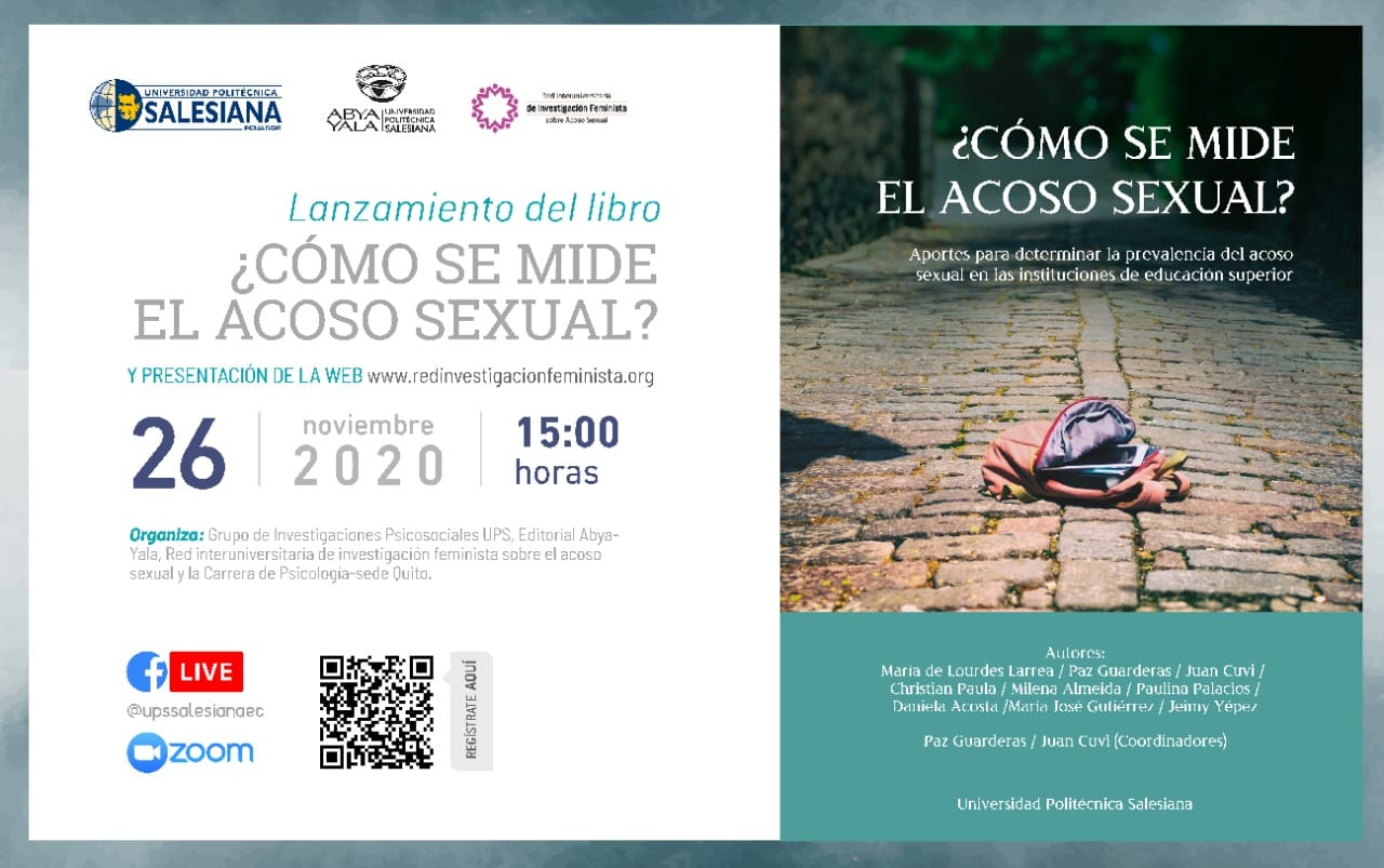 Lanzamiento del libro: ¿Cómo se mide el acoso sexual?