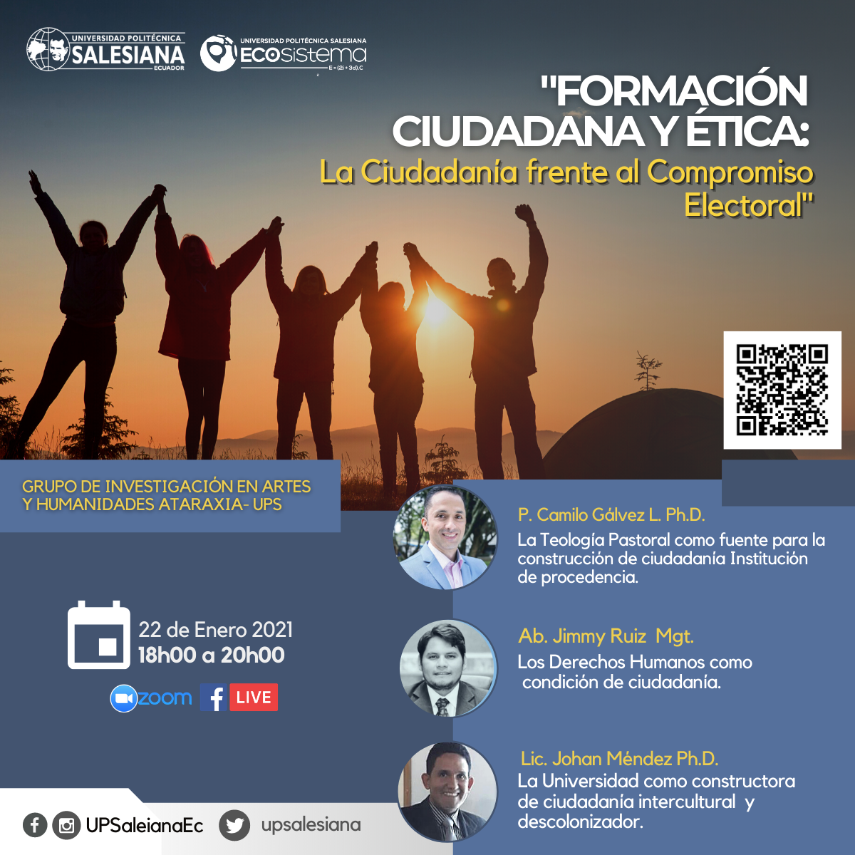 Webinar: Formación Ciudadana y Ética: La ciudadanía frente al compromiso electoral