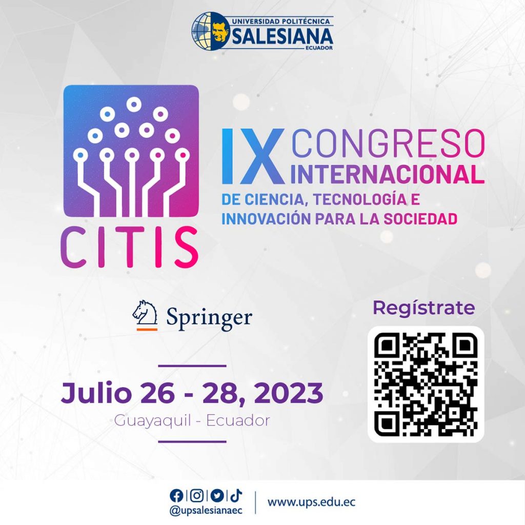 IX Conferencia Internacional sobre Ciencia, Tecnología e Innovación para la Sociedad Afiche CITIS 2023