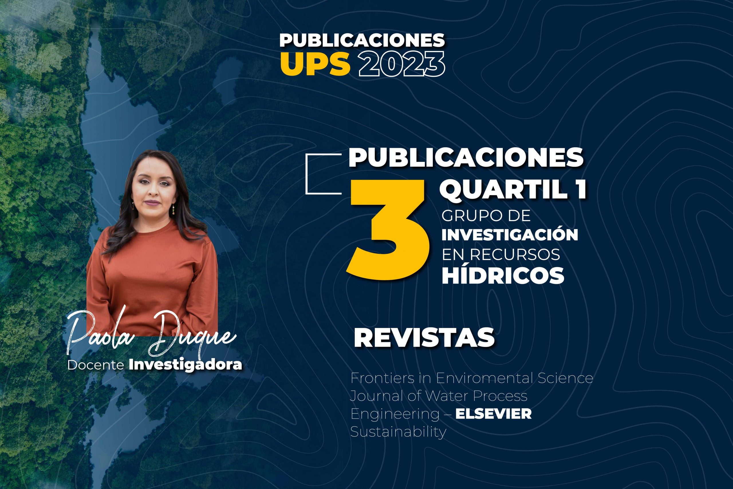 Grupo de Investigación en Recursos Hídricos presenta tres artículos de investigación