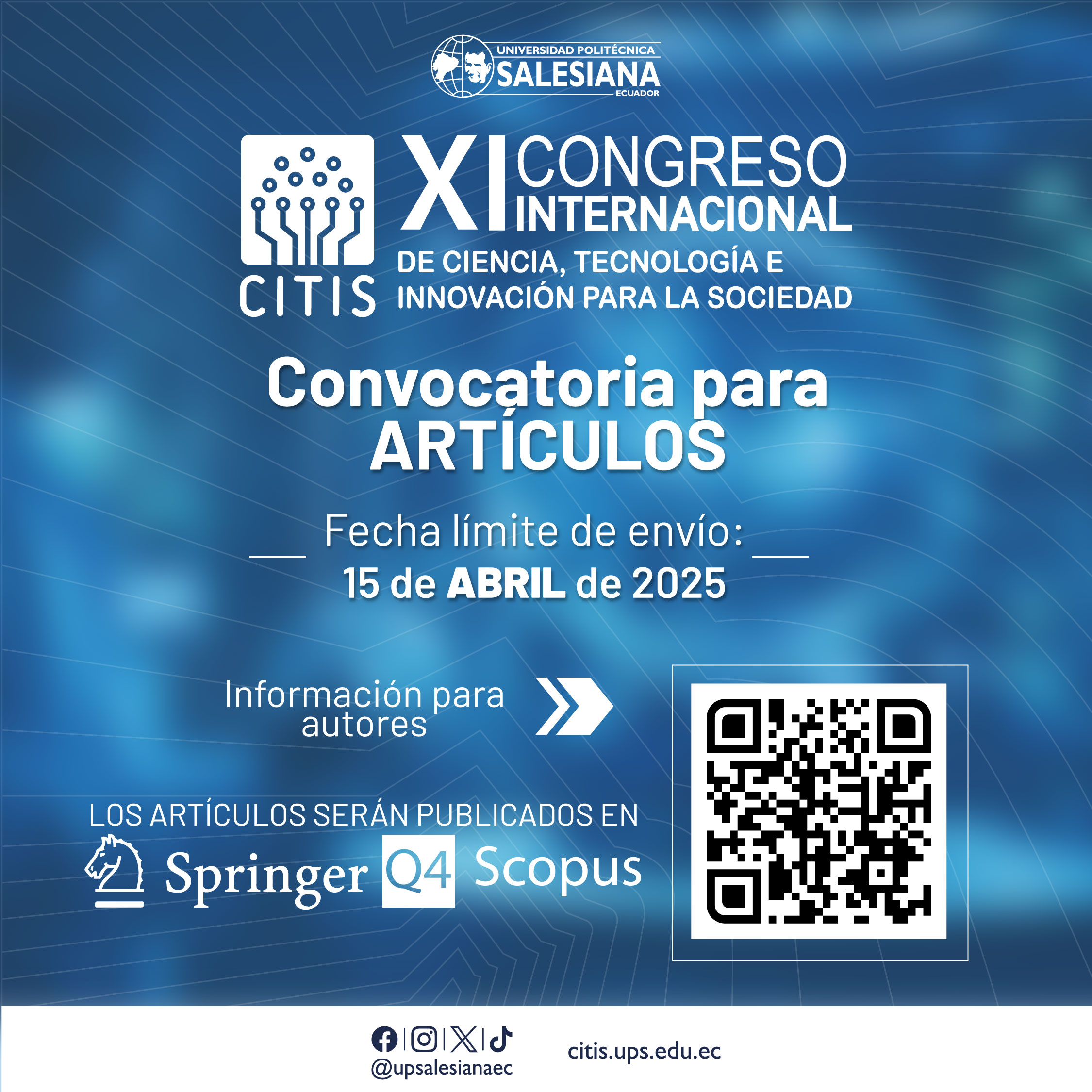 XI Congreso de Ciencia Tecnología e Innovación para la Sociedad CITIS 2025